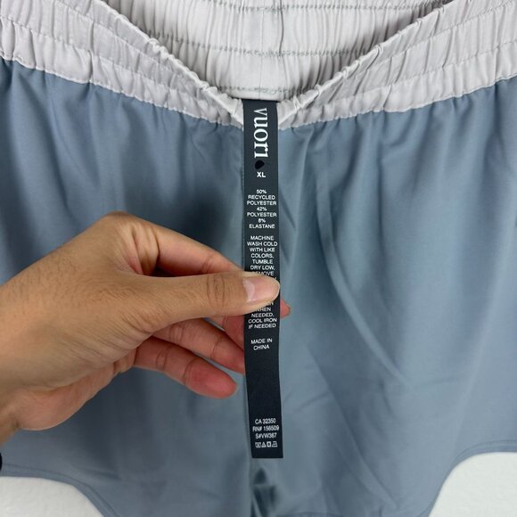 Vuori Women's Dash Short XL Light Blue Pull On Stretch Lightweight Athletic - Picture 7 of 7